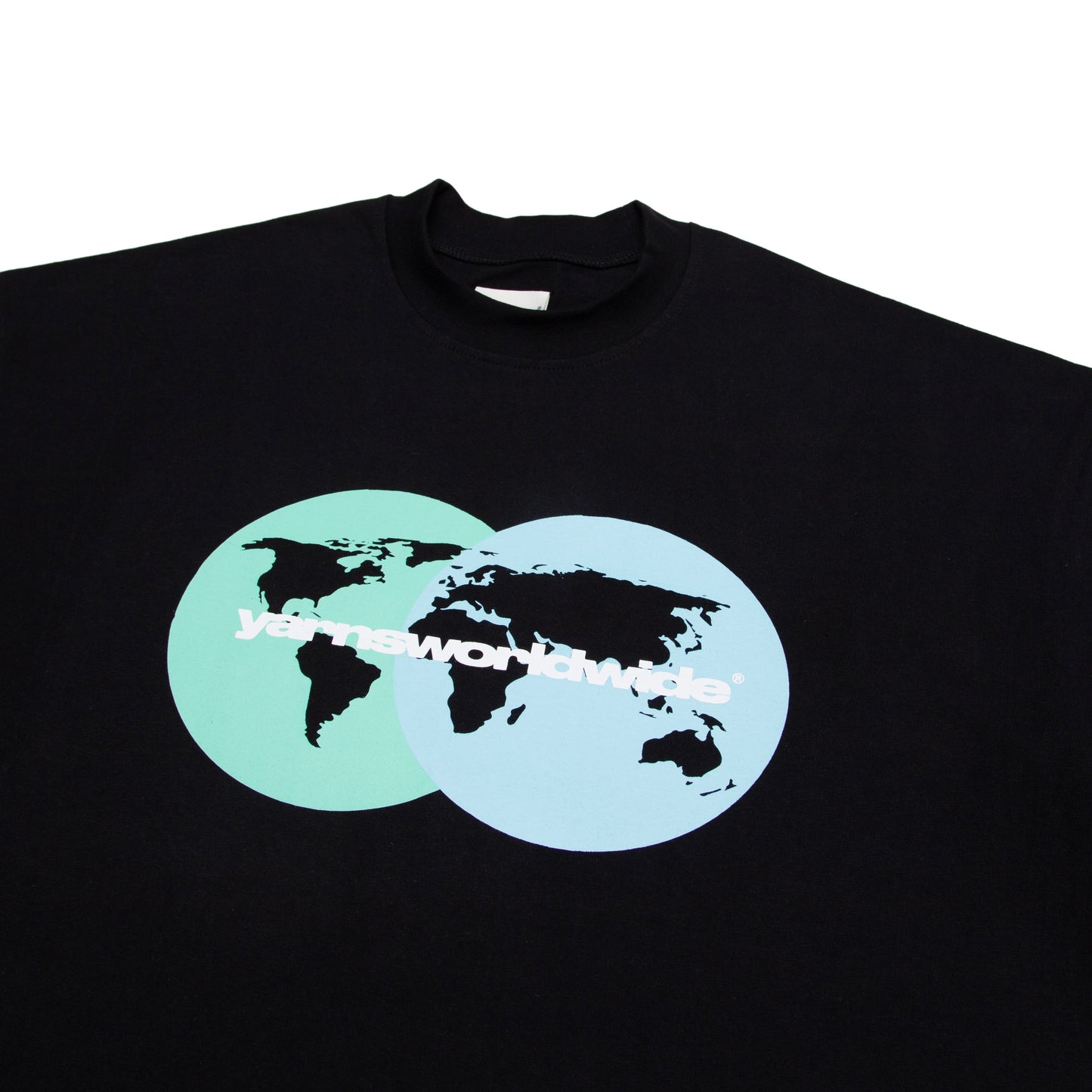 YARNS MAP TSHIRT BLACK