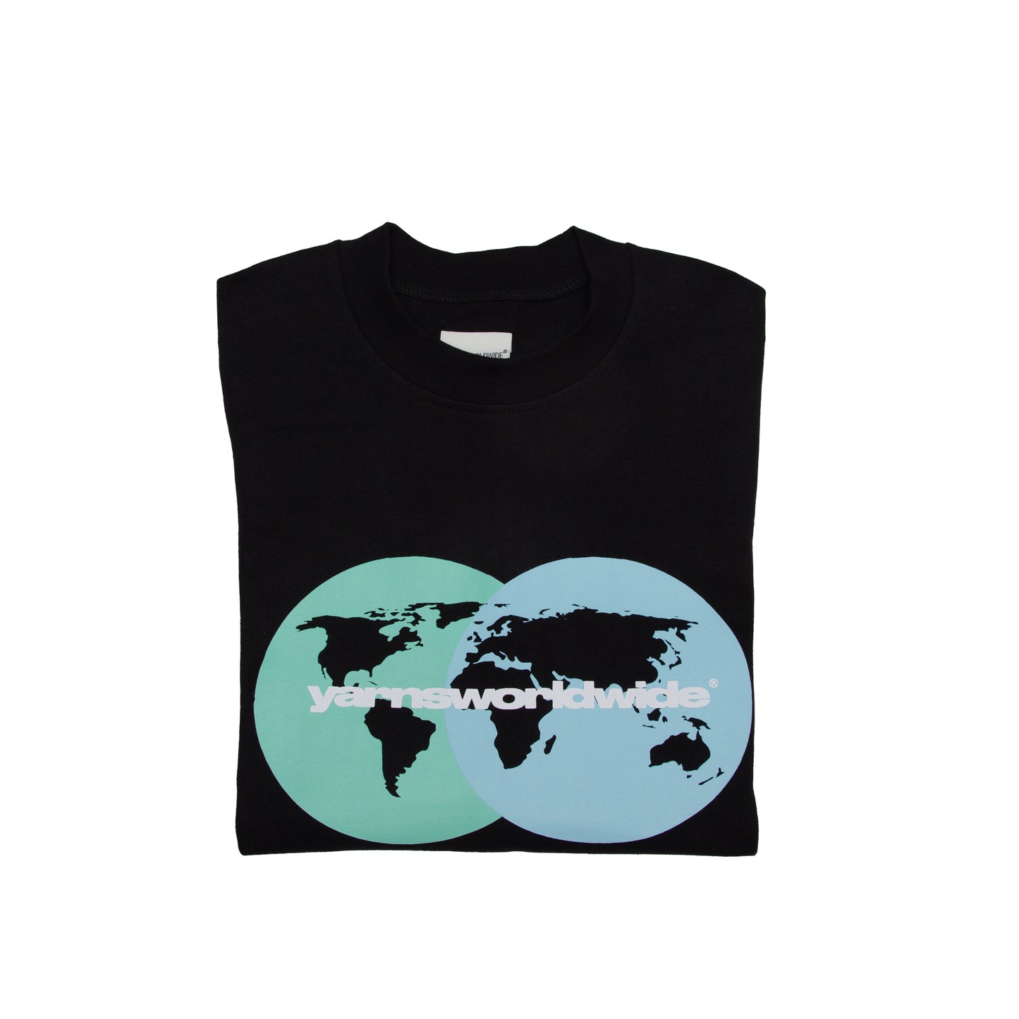 YARNS MAP TSHIRT BLACK