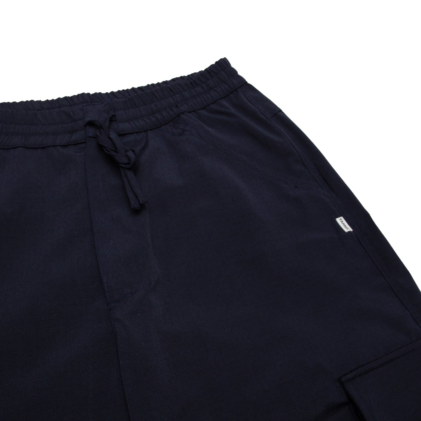 YARNS COTTON RIBSTOP CARGO PANTS NAVY