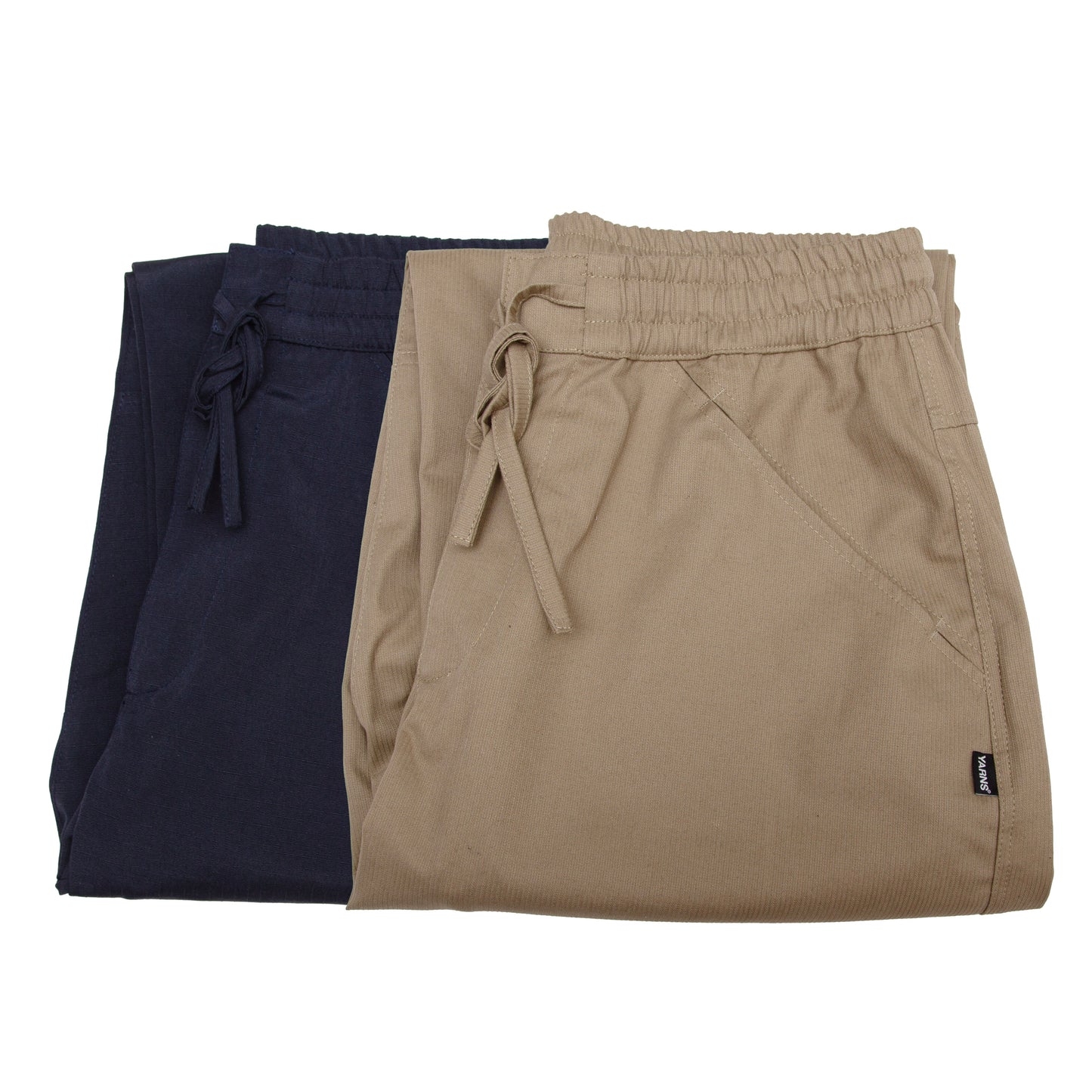 YARNS COTTON RIBSTOP CARGO PANTS NAVY