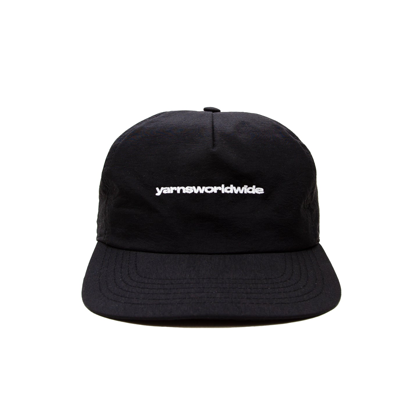 5 Panel Peak Cap - Black