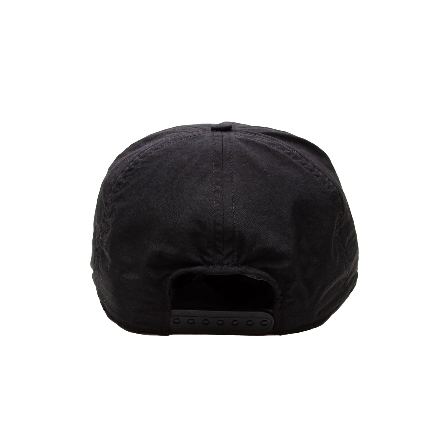 5 Panel Peak Cap - Black