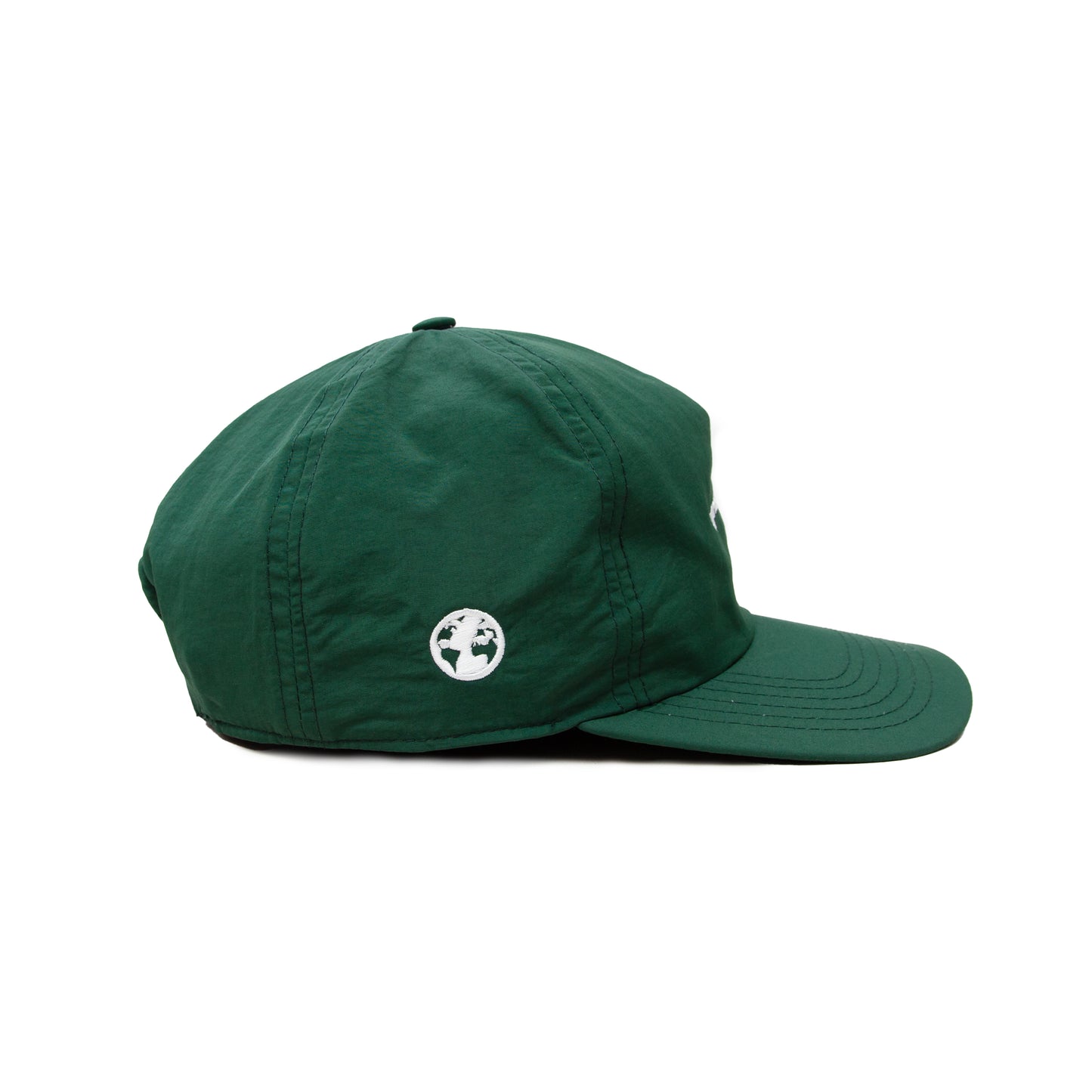 5 Panel Peak Cap - Green