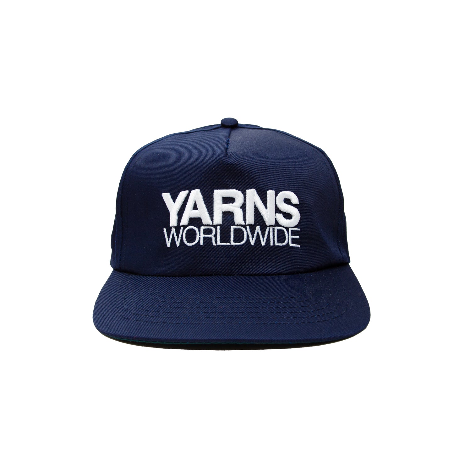 5 Panel Cotton Peak Cap - Navy