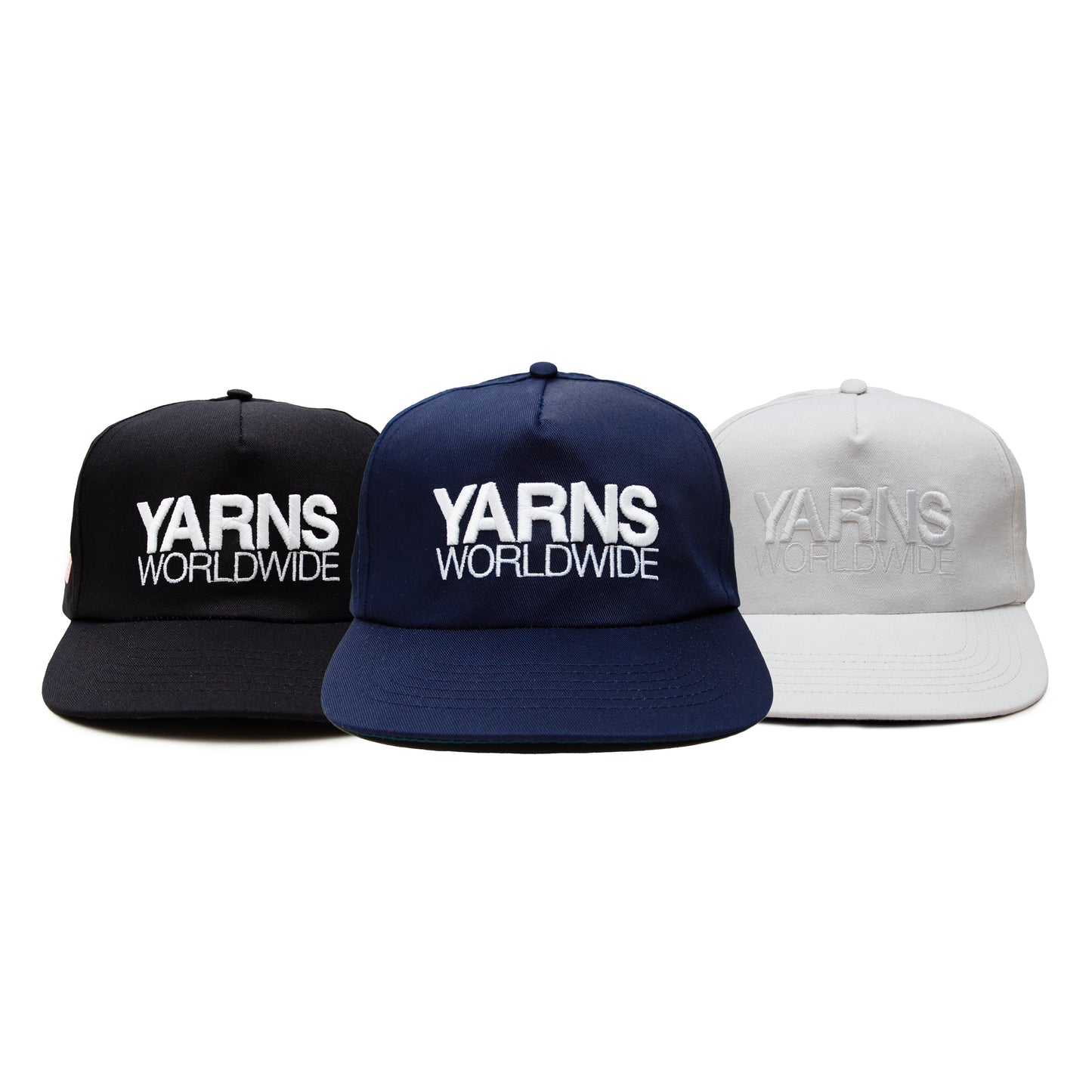 5 Panel Cotton Peak Cap - Navy