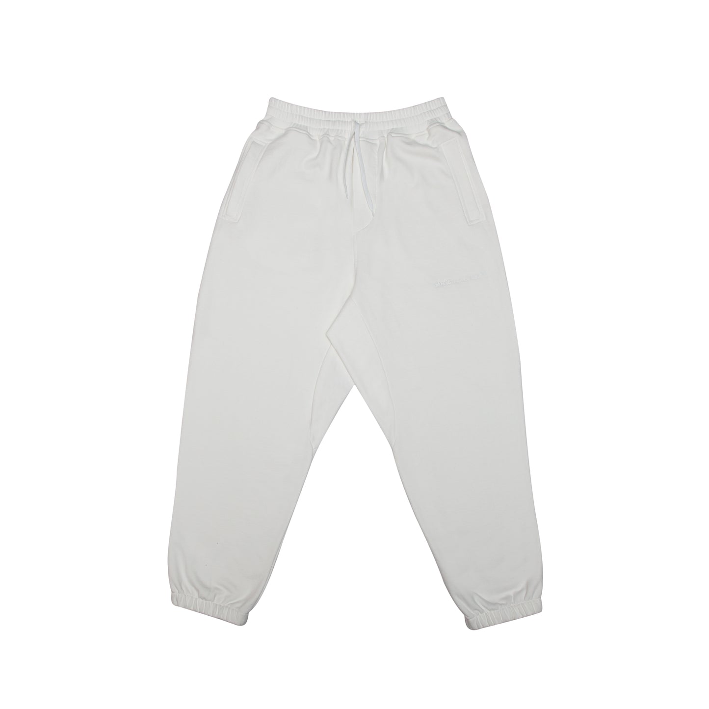 Relaxed Knit Jogger White